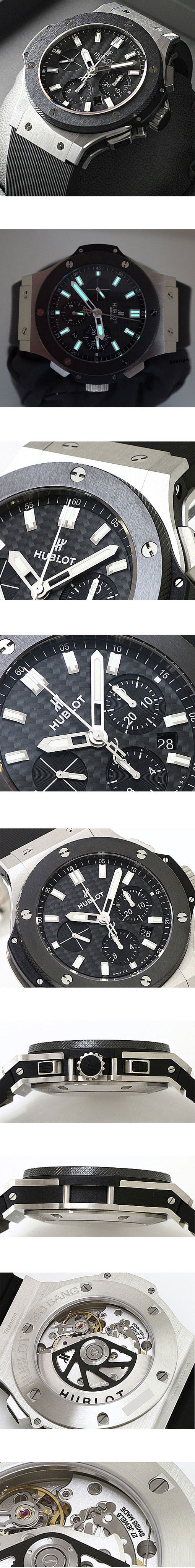 【格安腕時計】ウブロ ビッグバン エヴォリューション スチール セラミック 301.SM.1770.RX Cal.HUB 4100搭載